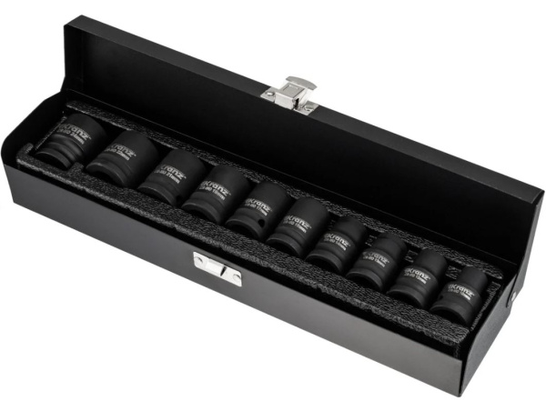 Изображение товара Набор ударных головок KRANZ KR-12-8422 10 шт профессиональный крепкий