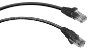 фото Кабель патч-корд U/UTP 5e кат. 0.15м.  Cabeus PC-UTP-RJ45-Cat.5e-0.15m-BK