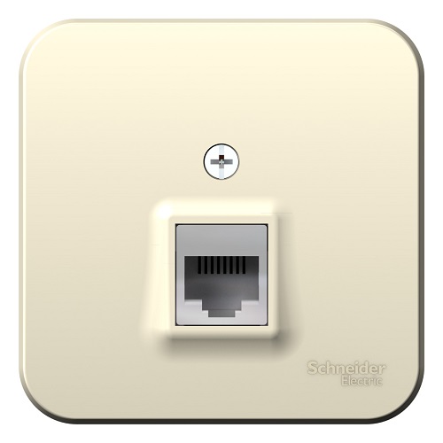 

Розетка Schneider Electric BLNIA045002 компьютерная RJ45, кат.5E, изолир. Пластина Молочное наруж, BLNIA045002