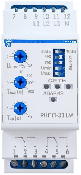 Изображение товара Реле напряжения Новатек-Электро 3425601311 для автоматической защиты электроцепей