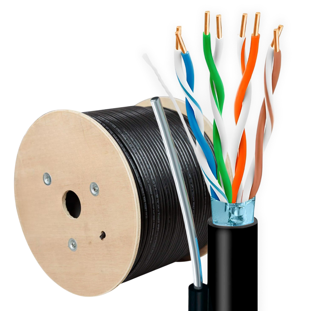 

Кабель витая пара F/UTP 5e кат. 4 пары 5bites FS5505-305CPE-M 24AWG(0.50 мм), медь, одножильный (solid), внешний, PE, чёрный, уп/305м, FS5505-305CPE-M