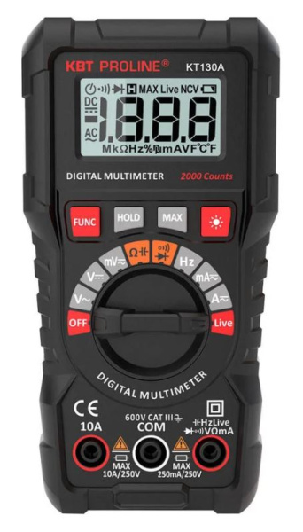 Изображение товара Мультиметр цифровой КВТ 88549