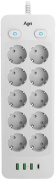 фото Сетевой фильтр  AGNI TP-FO4U10E-C-2m-white