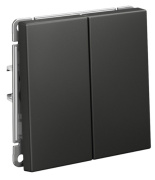 фото Выключатель двухклавишный Systeme Electric GAL001417S