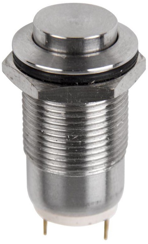 

Кнопка Rexant 06-0340-A антивандальная Ø12 Фикс (2с) ON-OFF выпуклая (A12-B2), 06-0340-A