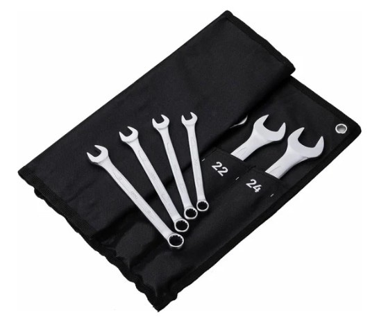 Изображение товара Профессиональный набор ключей Deli DL130014A 14 шт с чехлом для ремонта и механики