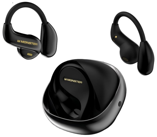 Изображение товара Беспроводные наушники Monster Open Ear AC390 TWS Bluetooth 5.4 черные