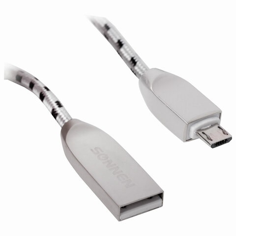 

Кабель интерфейсный SONNEN 513125 USB 2.0-micro USB, 1 м, Premium, медь, передача данных и быстрая зарядка, 513125