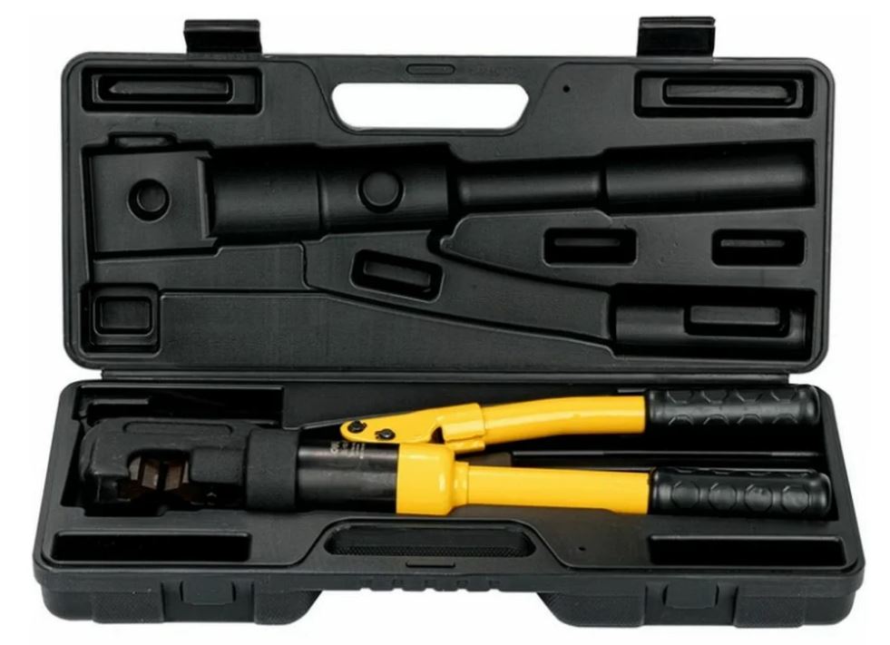 

Резак Deli DL-YQ16 гидравлический арматурный диаметр раскрытия режущей кромки 4-16мм, максимальное усилие 8 тонн, DL-YQ16