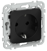 фото Розетка с заземлением  IEK FI-R11-16-1-K02