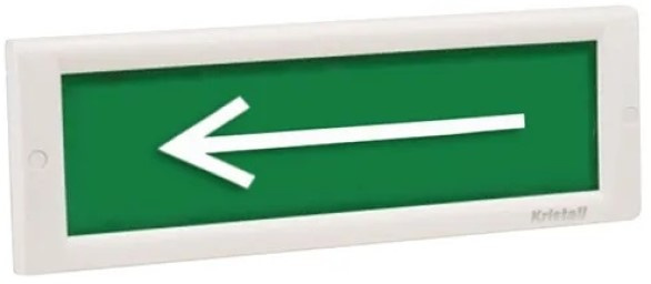 Изображение товара Оповещатель охранно-пожарный световой КРИСТАЛЛ-24-К Стрелка влево