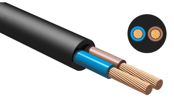 Изображение товара Провод ККЗ ПВСн 2х1 Ч соединительный электрокабель 380 В