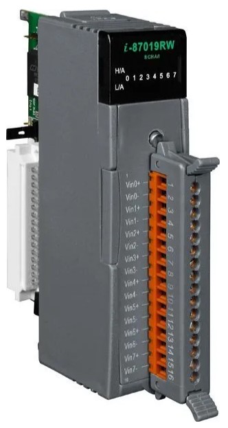 

Модуль ICP DAS I-87019RW-G CR 8-channel Universal Analog Input with High Voltage Protection, I-87019RW-G CR