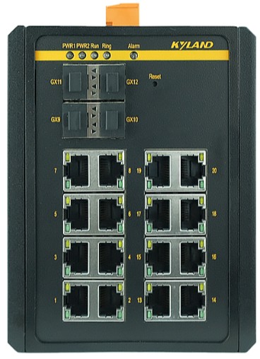 

Коммутатор управляемый Kyland SICOM3000A 300071637 4 100/1000Base-X SFP ports, 16 10/100/1000Base-T(X) RJ45 ports, Console Port RS232 RJ45, 12-24VDC(9, SICOM3000A