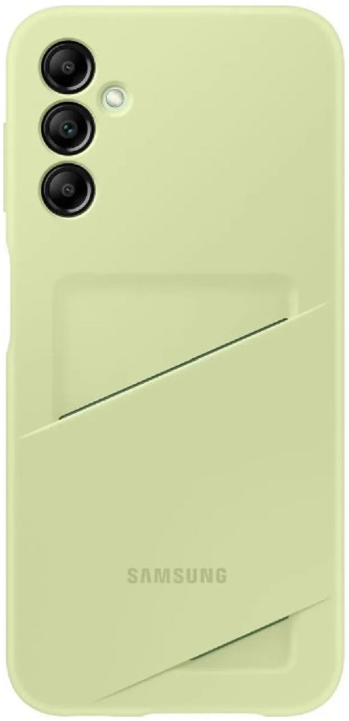 

Чехол Samsung EF-OA146TGEGRU (клип-кейс) для Samsung Galaxy A14 Card Slot Сase A14 лайм, EF-OA146TGEGRU
