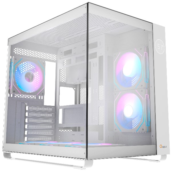

Корпус ATX Ocypus Iota-C70-WH белый, без БП, боковая панель из закленного стекла, 6x120mm fan, 2*USB 3.2, USB 3.2 Type-C, audio, Iota-C70-WH