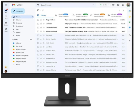 Изображение товара Монитор 27" Lenovo ThinkVision E27-40