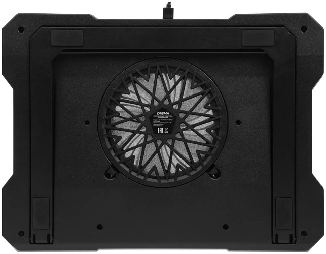 

Подставка для ноутбука Digma D-NCP190-1X100RGB 19" 428x316x58мм 52дБ 2xUSB 1x 140ммFAN 1280г Fan-control металл/пластик черный, D-NCP190-1X100RGB
