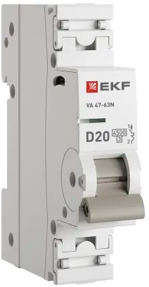 Изображение товара Автоматический выключатель EKF M634120D 16 А для защиты электросетей