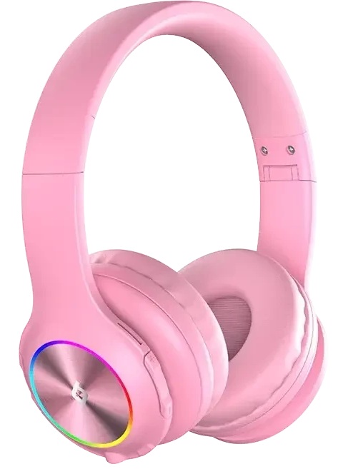 

Наушники TTEC 2KM172BP SoundBuddy Funled LED Kids On-Ear Wireless Bluetooth Headphones. Цвет: розовый, 2KM172BP