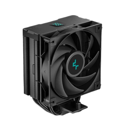 

Кулер Deepcool AG400 DIGITAL BK LGA1700/1200/115X/AM5/AM4 (120mm fan, 500-2100rpm, 75.89CFM, 31.6dBA, 4-pin PWM) RET, AG400 DIGITAL BK
