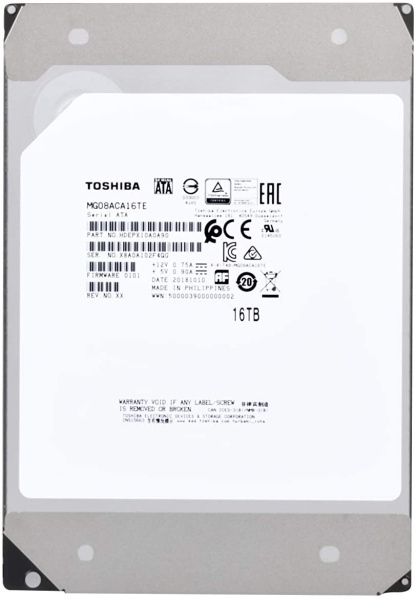 фото Жесткий диск 16TB SATA 6Gb/s Toshiba (KIOXIA) MG08ACA16TE в Екатеринбурге