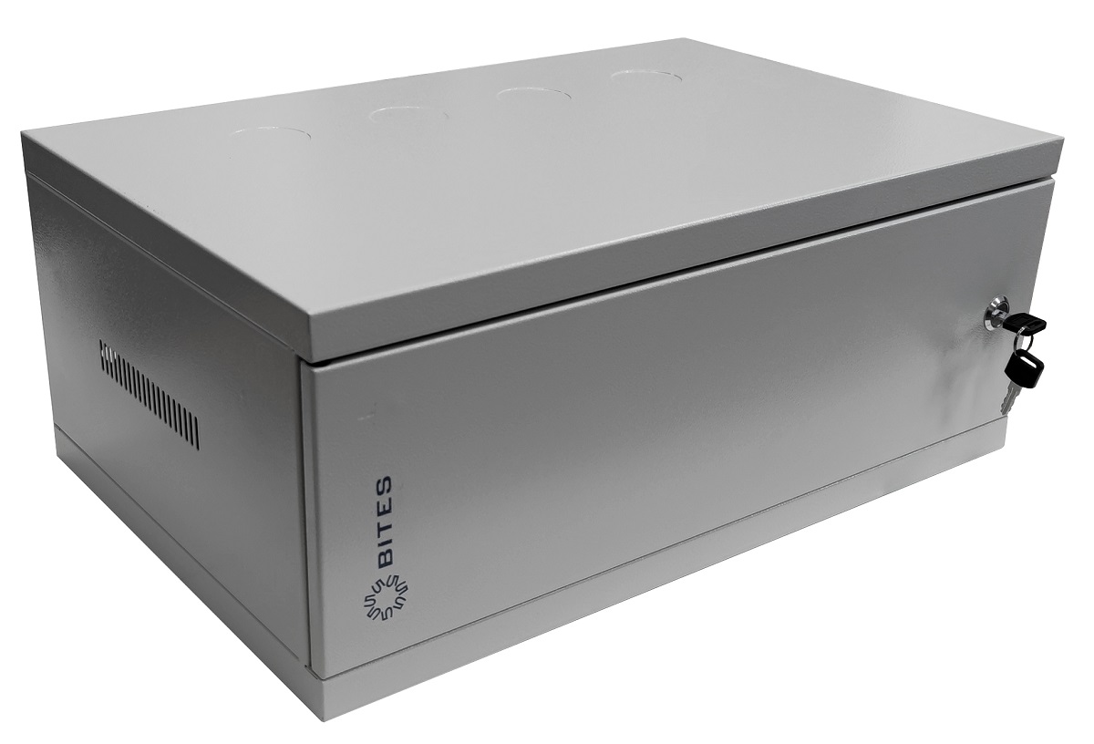 

Шкаф настенный 19", 4U 5bites TC5405-04G телекоммуникационный 4U/540*350/WALL/GREY, TC5405-04G