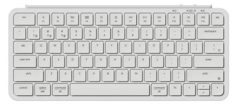 

Клавиатура Wireless Keychron B1 Pro B1P-K8 77 клавиш, ножничные переключатели, цвет Ivory White, B1 Pro