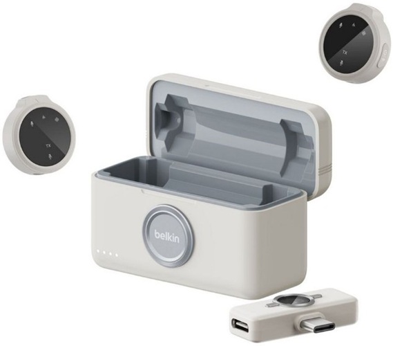 Радиосистема Belkin CTA003hqSA беспроводная петличная (микрофон) Belkin Stage Wireless Microphone. Цвет: песочно-бежевый