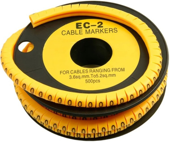 Изображение товара Маркер на кабель Cabeus EC-2-0 для проводов от 3,6 до 7,4 мм