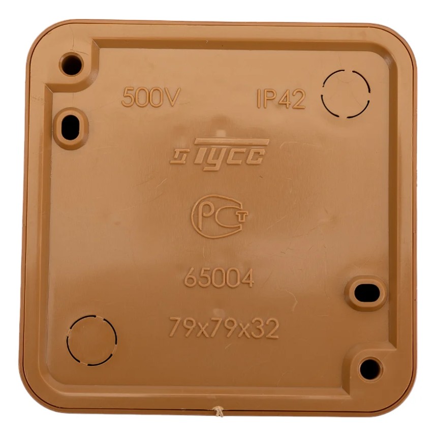 

Коробка распределительная RUVinil 65004-38М 79х79х32мм IP40 бук, 65004-38М