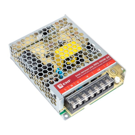 Изображение товара Блок питания EKF mps-100w-24 24 В 100 Вт надежный источник питания