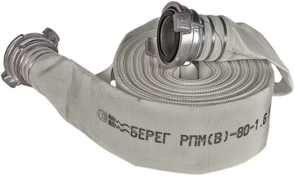Рукав АО Рукав РПМ (В) 80-1,6, тип "Гетекс" ("Стандарт") d 80 мм с ГР-80АП