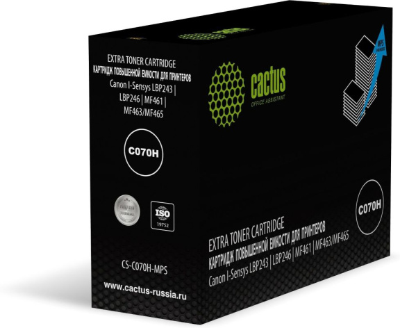 Изображение товара Тонер-картридж Cactus CS-C070H-MPS 070H Черный