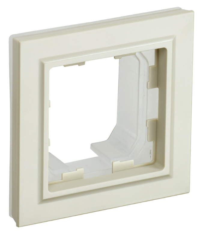 

Рамка одинарная IEK BR-M12-44-K10 BRITE IP44 РУ-1-БрКр-44 Бежевый, BR-M12-44-K10