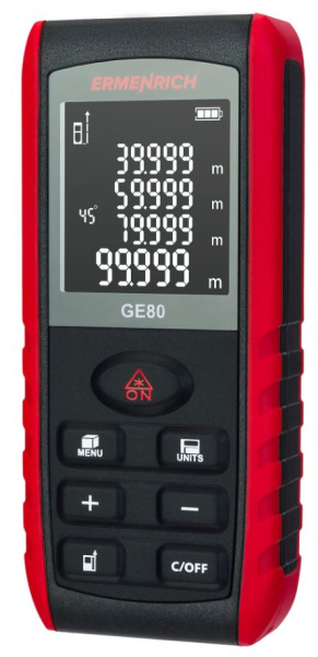 Изображение товара Лазерная рулетка Ermenrich 83077 Reel PRO GE80 с дальностью 80 м