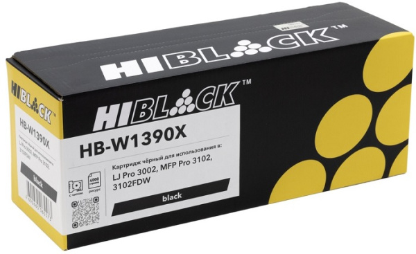 Изображение товара Картридж Hi-Black HB-W1390X для лазерных принтеров HP