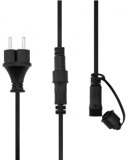 

Гирлянда NEON-NIGHT 331-231 Belt-Light 2 жилы, 100м, шаг 40см, 225 подвесных патронов Е27, IP65, черный круглый провод, 331-231