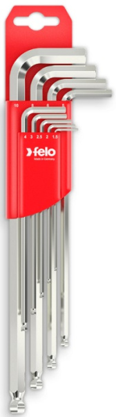 Изображение товара Набор шестигранных Г-образных ключей Felo 36500911 9 шт профессиональный