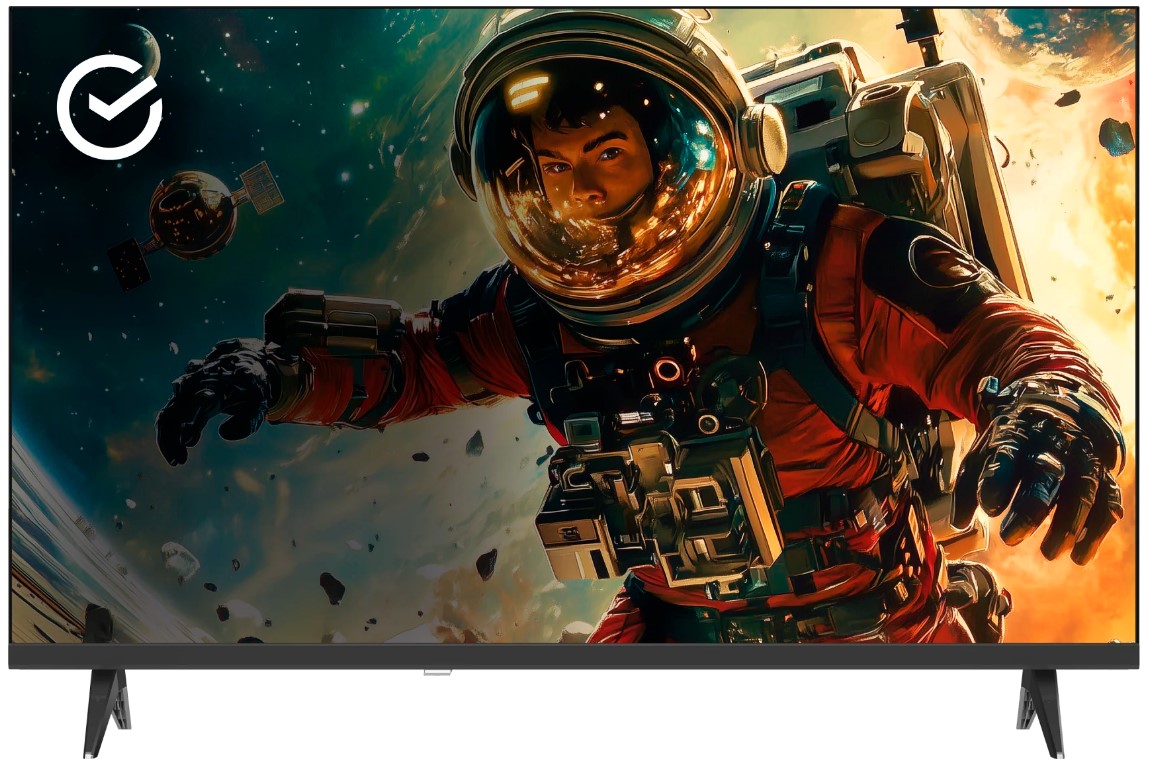 

Телевизор Sber SDX-32F3112 32" Салют ТВ Frameless черный FULL HD 60Hz DVB-T DVB-T2 DVB-C DVB-S DVB-S2 USB WiFi Smart TV, SDX-32F3112