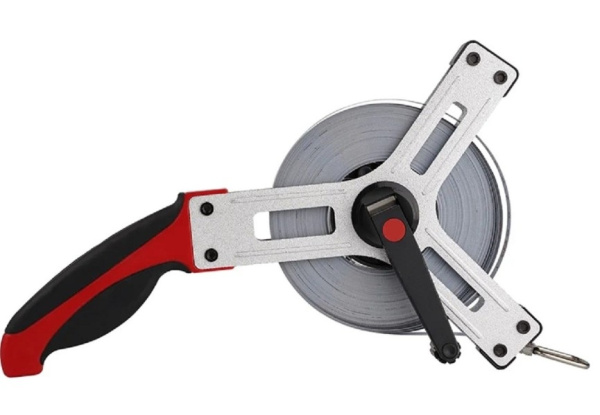 Изображение товара Рулетка AMO P50H3K 50 метров строительная с обрезиненным корпусом