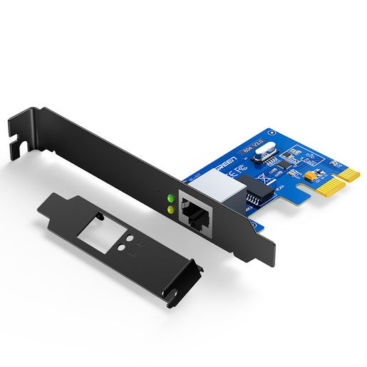 

Адаптер UGREEN US230 30771_ Gigabit 10/100/1000Mbps PCI Express Network, черный, US230