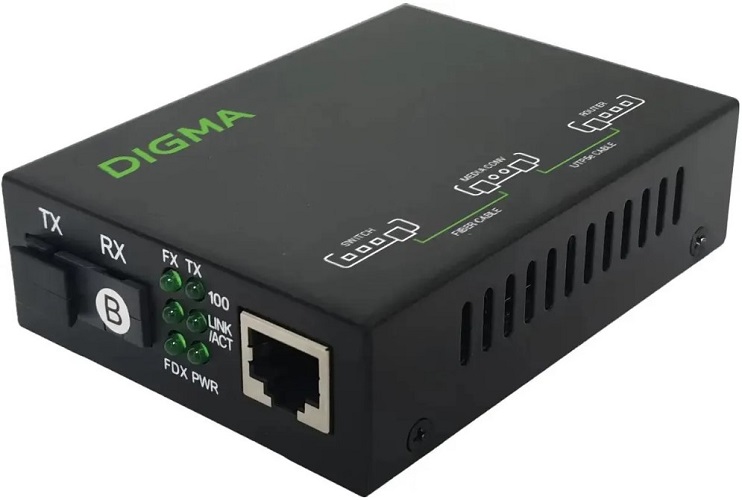 

Медиаконвертер Digma DMC-1F53-20B, DMC-1F53-20B