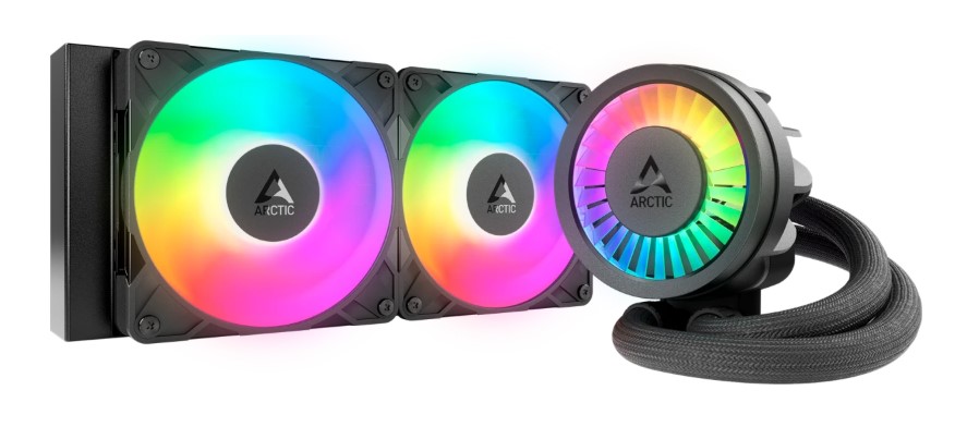 Система охлаждения жидкостная ARCTIC Liquid Freezer III Pro 240 A-RGB LGA1700/1851/AM4/AM5 (2*120mm, 600-3000rpm, 77CFM) OEM