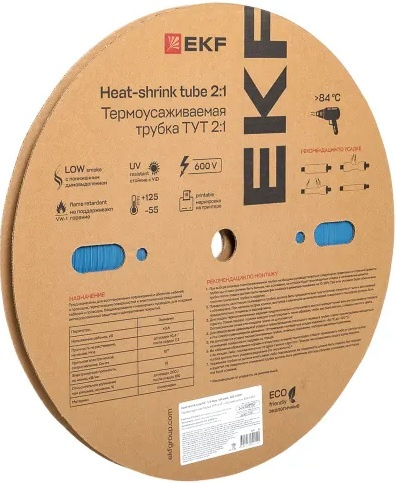Изображение товара Термоусаживаемая трубка EKF tut-6-g