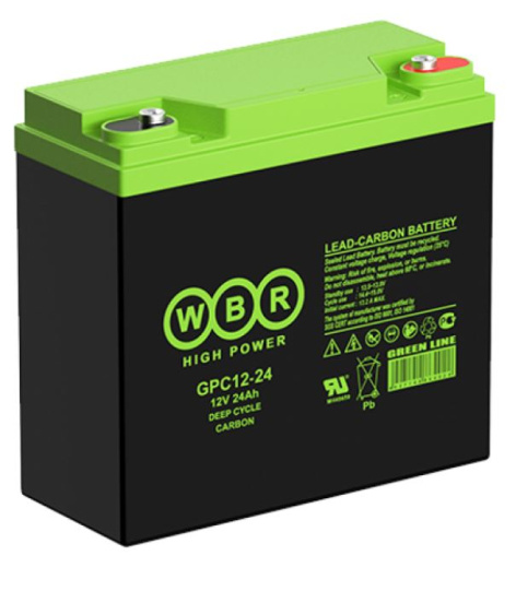 Изображение товара Аккумулятор WBR GPC12-24 12 В 24 Ач
