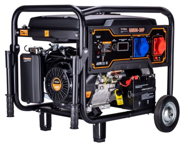 Изображение товара Foxweld Expert G9500-3: бензиновый генератор 9 кВт, 50 Гц