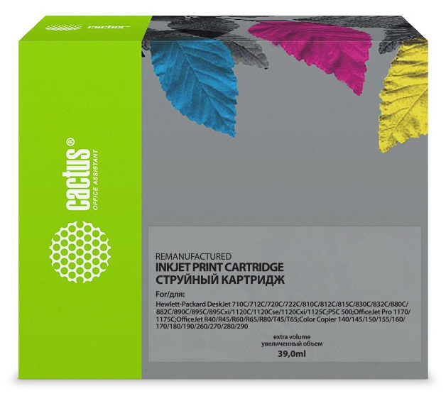 

Картридж Cactus CS-C1823D №23 (color) для HP DeskJet 700series/712c/720c/722c/810/812c/815c/830C/832C/880c/882c/890/895/1120;Pro1170/Pro1175c/R40/R45/, CS-C1823D