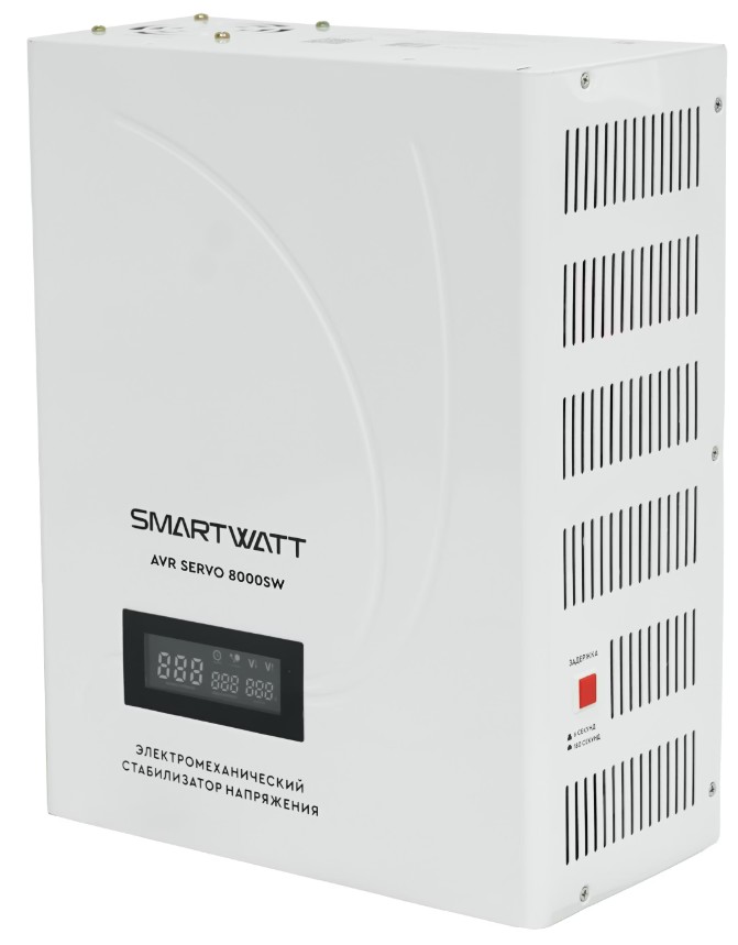 

Стабилизатор напряжения SmartWatt AVR SERVO 8000SW 4512020300002 электромеханический, AVR SERVO 8000SW
