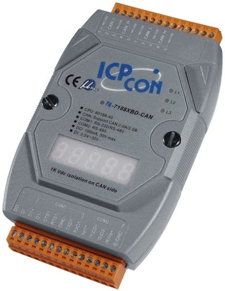 Изображение товара Контроллер ICP DAS I-7188XBD-CAN-G CR